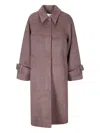 Samsoe & Samsoe Alma Coat In Brown