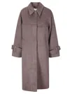 Samsoe & Samsoe Alma Coat In Gray