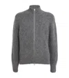 Samsoe & Samsoe Alpaca-blend Sajean Cardigan In Gray