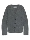 ALPACA WOOL BUTTON CARDIGAN