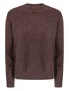 Samsoe & Samsoe Anour O-n 7355 Sweater In Brown