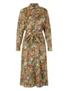 Samsoe & Samsoe Asta Floral-print Shirt Dress In Multi