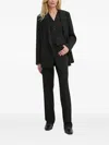 Samsoe & Samsoe Belted V-neck Blazer In Multi