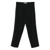 Samsoe & Samsoe Straight-leg Tailored Trousers In Black