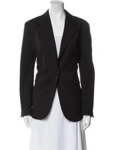 Pre-owned Samsoe & Samsoe Blazer In Black