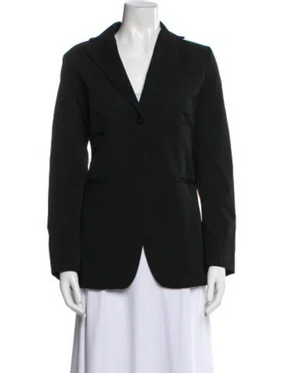 Pre-owned Samsoe & Samsoe Blazer In Black
