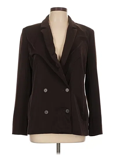 Pre-owned Samsoe & Samsoe Blazer Jacket In Brown