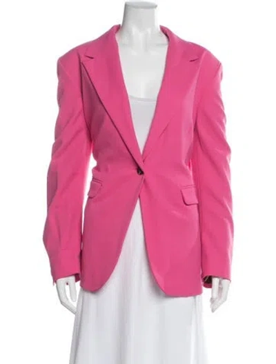 Pre-owned Samsoe & Samsoe Blazer In Pink