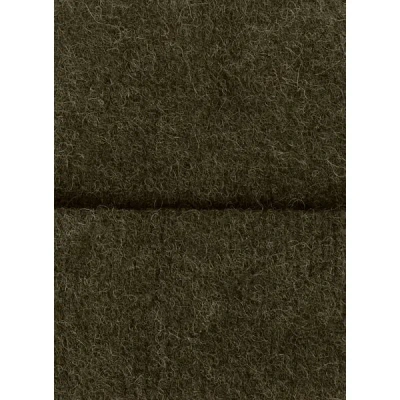 Samsoe & Samsoe Bonnet Côtelé En Laine Et Alpaga Mélangés In Green