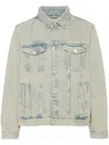 Samsoe & Samsoe Brandon Denim Jacket In Neutrals