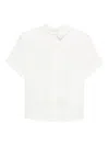 Samsoe & Samsoe Button-down Linen Top In White