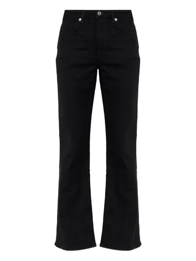 Samsoe & Samsoe Button-fastening Jeans In Black