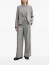 Samsoe & Samsoe Button-fastening Sleeveless Top In Gray