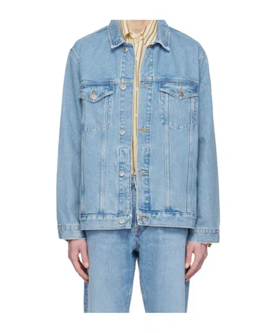 SAMSOE & SAMSOE BUTTON LONG SLEEVE DENIM JACKET