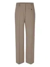 Samsoe & Samsoe Button Trousers In Gray