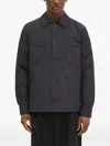 Samsoe & Samsoe Button-up Shirt Jacket In Black