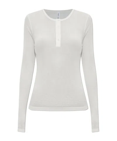 SAMSOE & SAMSOE BUTTON-DETAIL TOP