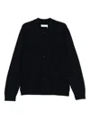Samsoe & Samsoe Buttoned Collar Cardigan In Black