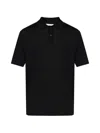 Samsoe & Samsoe Buttoned Collar Polo Shirt In Black