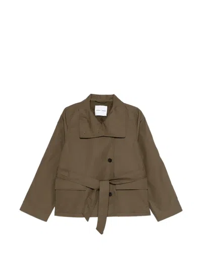 Samsoe & Samsoe Buttoned Jacket In Green
