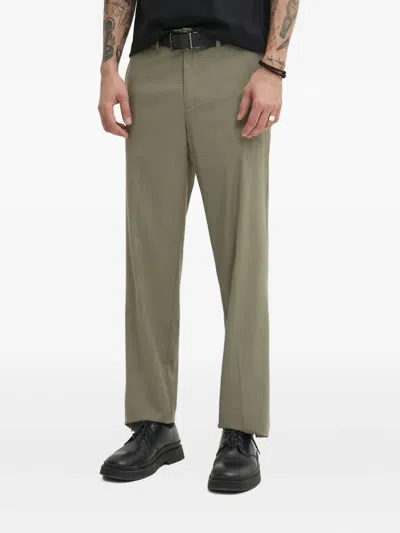 Samsoe & Samsoe Buttoned-pocket Tailored Trousers In Green
