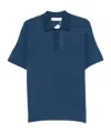 Samsoe & Samsoe Sarowan Polo Shirt In Blue