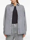 Samsoe & Samsoe Buttoned Shirt In Blue