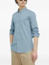 Samsoe & Samsoe Buttoned Shirt In Gray