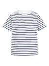 Samsoe & Samsoe Camino Striped T-shirt In Black