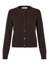 Samsoe & Samsoe Cardigan Saboston  Black Coffee In Black