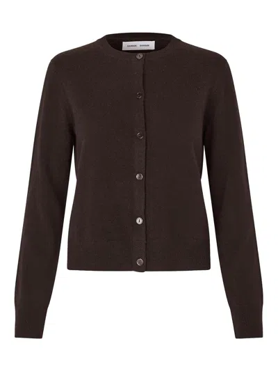 Samsoe & Samsoe Cardigan Saboston  Black Coffee