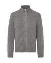Samsoe & Samsoe Cardigan Sajean Zip 15425 Iron Gate In Gray