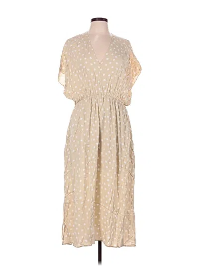 Pre-owned Samsoe & Samsoe Casual Dress In Tan