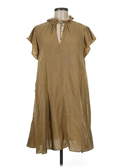 Pre-owned Samsoe & Samsoe Casual Dress In Tan