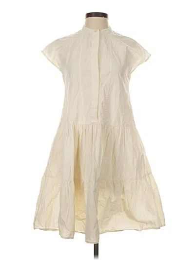 Pre-owned Samsoe & Samsoe Casual Dress In White
