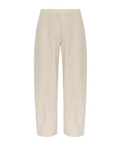 Samsoe & Samsoe Casual Pants With Belt Loops In Neutral