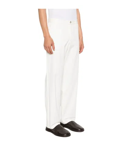 Samsoe & Samsoe Casual Pants With Belt Loops In White