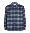 Samsoe & Samsoe Wool-blend Check Sacastor Overshirt In Multi