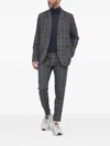Samsoe & Samsoe Check Pocket Suit In Gray