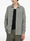 Samsoe & Samsoe Checked Button Shirt In Green