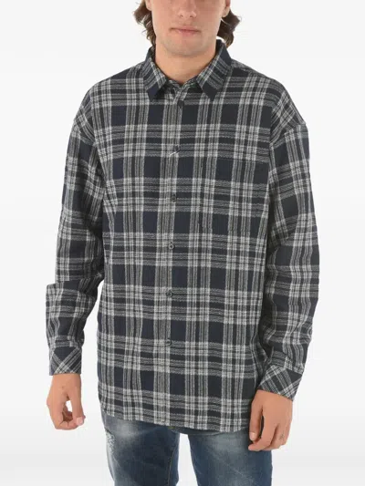 Samsoe & Samsoe Checked Italian-collar Shirt In Multi