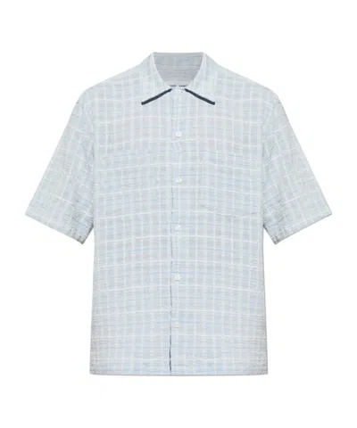 SAMSOE & SAMSOE CHECKED-PATTERN CHEST-POCKET SHIRT