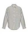 Samsoe & Samsoe Checked-pattern Shirt In White