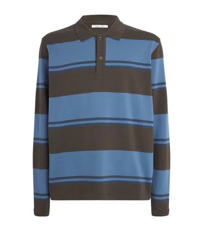 Samsoe & Samsoe Cotton Rugby Shirt In Black
