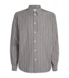Samsoe & Samsoe Samse Samse Saryan Button Front Shirt In Gray