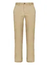 Samsoe & Samsoe Cotton Trousers In Nude