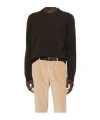 Samsoe & Samsoe Crew Neck Long-sleeved Sweater In Brown