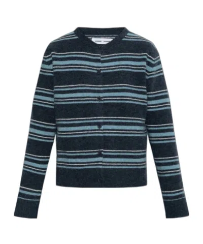 Samsoe & Samsoe Crew Neck Long-sleeved Knitwear In Multi