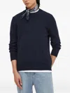 Samsoe & Samsoe Crew-neck Sweater In Blue
