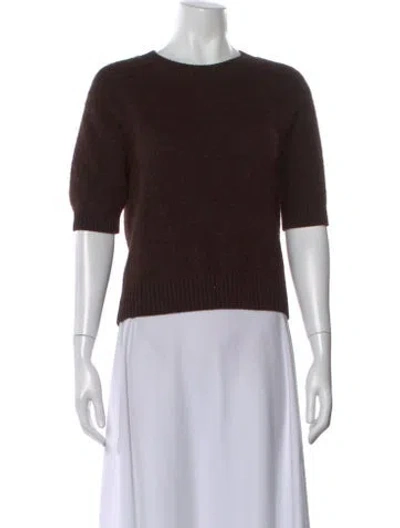 Pre-owned Samsoe & Samsoe Crew Neck Sweater In Brown